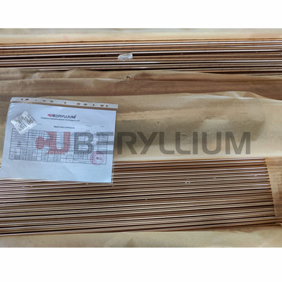 Dia 4mm  Beryllium Copper Round Bars CuBe2  For Resistance Welding Electrode