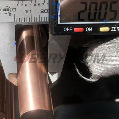 C17510 Beryllium Copper Alloy Round Bar 10mm 11mm 15mm 20mm 25mm