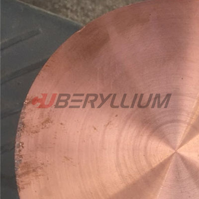 SGS Zirconium Copper Alloy C15000  Round Plate For Collector Connector