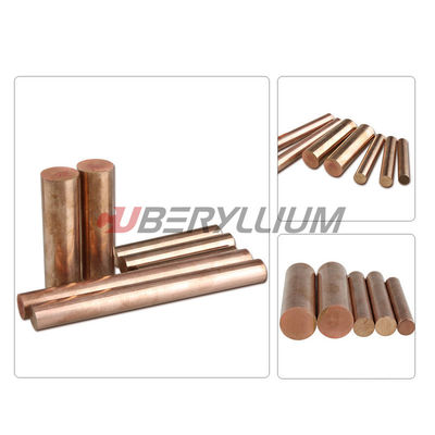 Copper Alloy 173 Beryllium Rods Bars Shape By Standard ASTM B196