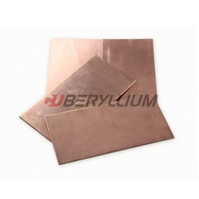C17510 CuNi2Be Beryllium Copper Plate 140mmX45mmX2000mm For Industry