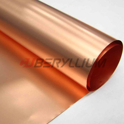 Qbe2 Becu Beryllium Copper Strip 0.8mmx250mm Bright Surface High Strength Good Quality