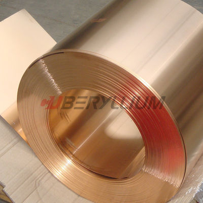 C17500 CDA 175 Cobalt Beryllium Copper Alloys For Switch Parts Spring Connectors
