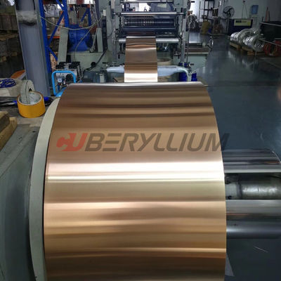 C17500 C17510 C17410 C17200 Beryllium Copper Coil Strip 0.02mm High Strength