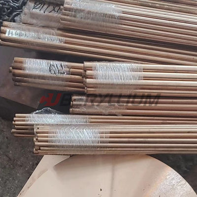 ASTM B196 C17000 Beryllium Copper Pipe Rod Cold Drawn 45mm For Structural Components