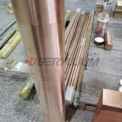 Becu TB00 Annealing Beryllium Copper Round Bar Uns C17000 For Electrical Connectors