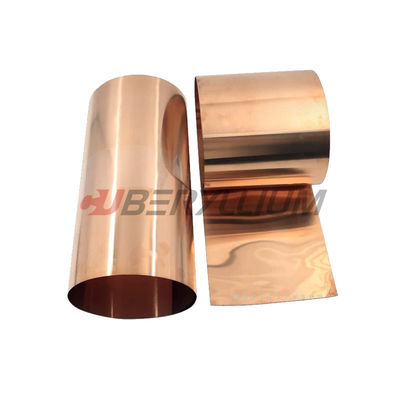 Cube2 C17200 Beryllium Copper Tape 0.25mm X 100mm