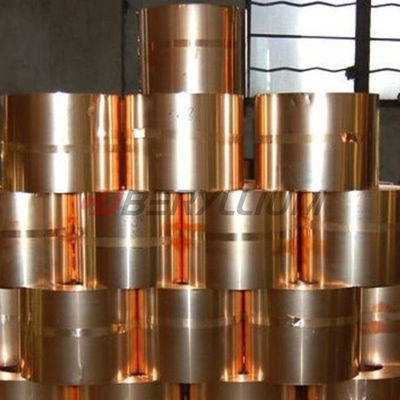 Soft TB00 Beryllium Copper Alloy Strip BrBNT1.9 Qbe1.9 0.3mmx200mm For Electrical Switch
