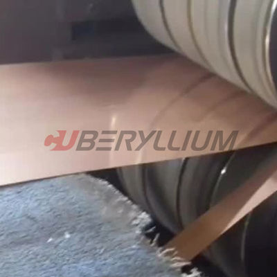 BrBNT1.9 Qbe1.9 Beryllium Copper Strips 0.5mmx200mm For Spring Connectors
