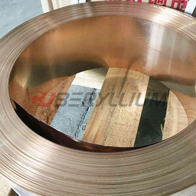 CuBe2 C17200 Beryllium Copper Strip Thickness 0.28mm With State XHM