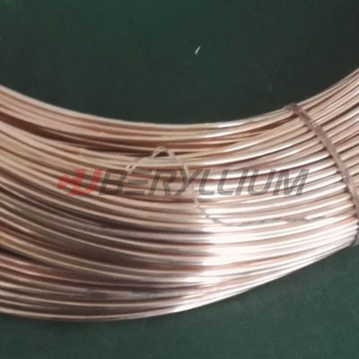 Material Cuco2be CW104C Cobalt Copper Beryllium Wires UNS C17500 0.8mm 0.9mm 1mm