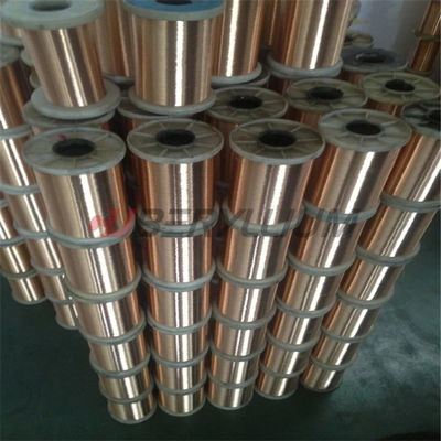 Cobalt C17500 CuCo2Be  Beryllium Copper Spring Wire Thickness 0.1mm On Spools
