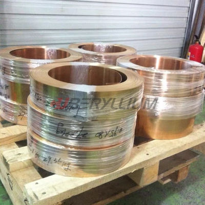 C17200 QBe2 Beryllium Copper Strip Coil Foil With Excellent Electrical Conductivity 0.05mm