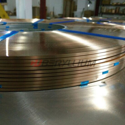 Astm B194 CuBe2 Beryllium Copper Temper Td04 Tapes 0.1mmx250mm For Plastic Molds