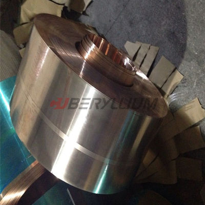 C17200 ASTM B-194 Beryllium Copper Strip For Bell Relay Contract Spring