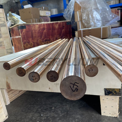 Copper Alloy 173 Beryllium Rods Bars Shape By Standard ASTM B196