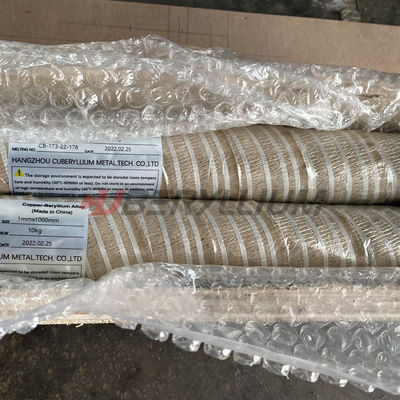 ASTM B441 Beryllium Copper Round C17200 Bar 30mm 35mm Before Aging