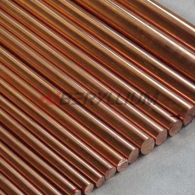 CuZr Zirconium Copper Round Bars For Connectors UNS.C15000 RWMA Class 1
