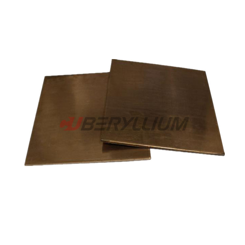 Alloy CW101C UNS.C17200 Beryllium Copper Foil Sheet With State Hard 1/2 1/4