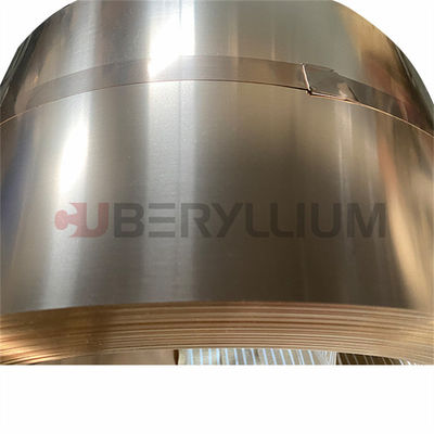 Copper Beryllium BrB2 BrBNT1.9 Bronze Ribbon / Tape / Strip 0.02mm To 2mm