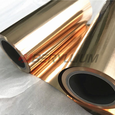 Qbe2 Beryllium Copper Strip Spring Tape 0.4mmx250mm Annealing