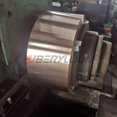 Qbe2 Becu Beryllium Copper Strip 0.8mmx250mm Bright Surface High Strength Good Quality