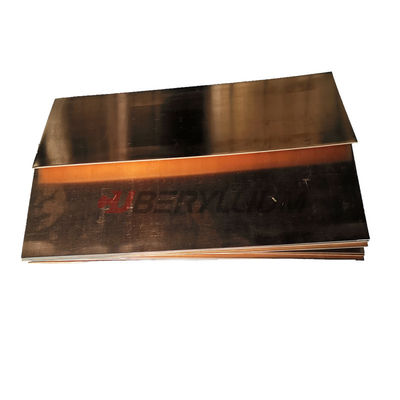 BrB2 CuBe2 Beryllium Copper Plate 6x25x500 TD02 Temper For Oil Process Platform