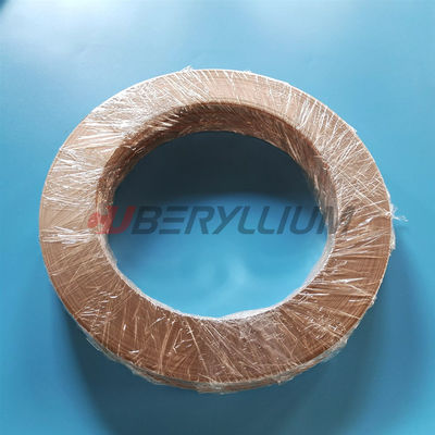 CuBe2 UNS C17200 Copper Strips TD02 Temper Size 0.2mm X 41mm X Coil