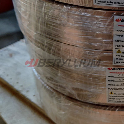 CuBe2 Tape On The Reel Dimensions Thcikness 0.25mm Width 15mm