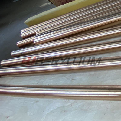 C17510 CuNi2Be Beryllium Copper Rods Copper Bars Polish